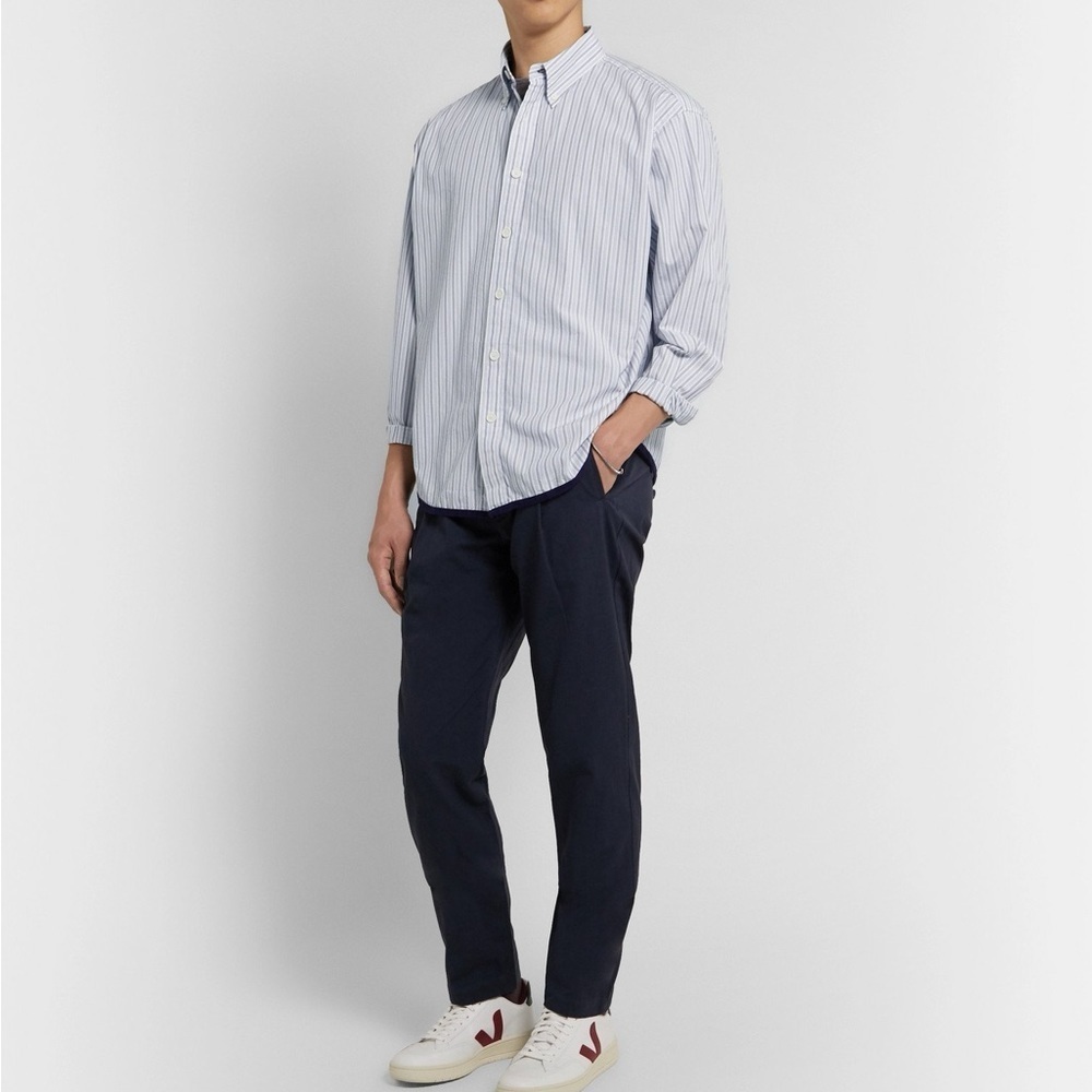 Entireworld 100% Organic Cotton oversized Button Down‎ Shirt Sz S Rare Deadstock